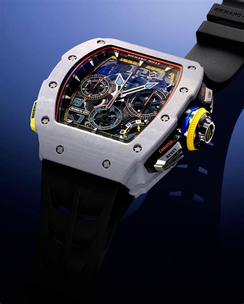 richard mille uhr blaues armband|Richard Mille 65 01.